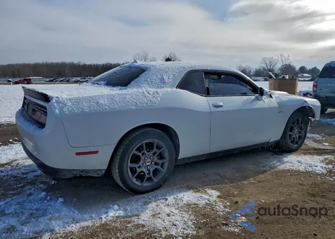 2018 Dodge Challenger Gt z USA, uszkodzony, nr VIN 2C3CDZGG2JH205281